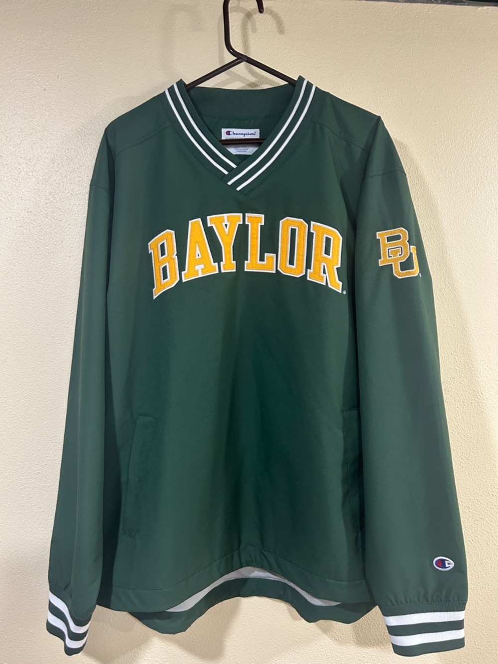 GORGEOUS Baylor Shirt Jacket with Yellow Logo Men’s Large NWOT Retail $55